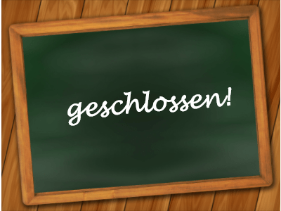 Geschlossen