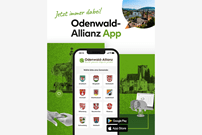 Neu im App-Store und Google-Play-Store verfügbar unter dem Suchwort "Odenwald-Allianz"!